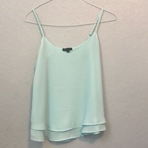 Light blue flowy tank top